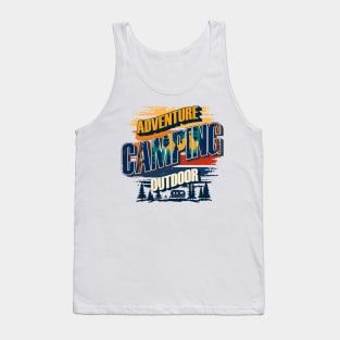 Camping Vintage USA Best gift for campers Adventure outdoor Tank Top